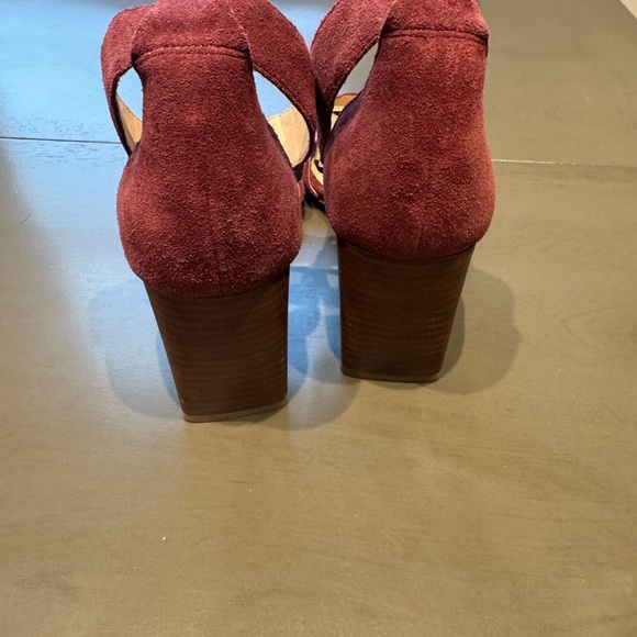 Sole Society Red Sandals with High Heel - Picture 2 of 4